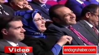 Emine Erdoğan Başbakanın taklidine çok güldü [upl. by Eissat]