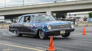 Racing Autocross in a 65 Nova Goodguys Nashville [upl. by Clarice341]