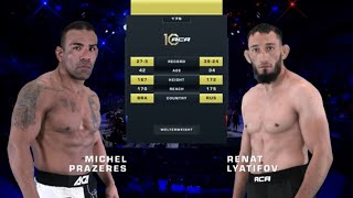 Мишель Празереш vs Ренат Лятифов  Michel Prazeres vs Renat Lyatifov  ACA 175 [upl. by Adila8]