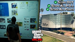 GTA Online Diamond Casino Heist 2024 Scope Out Casino Scope All POI Scope All Access Points [upl. by Enomes534]