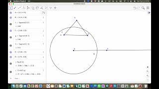 GeoGebra Tutorial  How to Copy a Triangle using SSS Congruence [upl. by Racso]