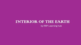 Interior of the Earth part 3  geography [upl. by Ysus915]