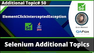 ElementClickInterceptedException due to Element Not Clickable At Point  Selenium Exception Type [upl. by Alodie]