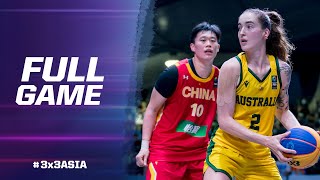 Australia 🇦🇺 vs China 🇨🇳  Final Full Game  FIBA 3x3 Asia Cup 2022  3x3 Basketball [upl. by Aikemehs735]