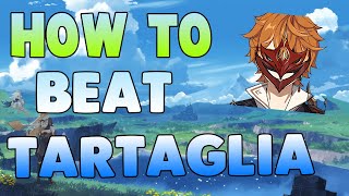 How to EASILY beat Childe Tartaglia in Genshin Impact  Free to Play Friendly [upl. by Krissie840]