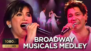 Broadway Musicals Medley LIVE  Regine Velasquez amp Martin Nievera HD  Enhanced [upl. by Ecnerwal]