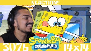 SpongeBob LEAVES the Krusty Krab  SpongeBob 14x14 “Big League Bob”  REACTION [upl. by Alicirp]