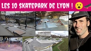 LES 10 SKATEPARK DE LYON  😮🛹 [upl. by Erin]