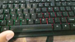 How to Turn on LED Lights On Gaming Keyboard [upl. by Naveb]