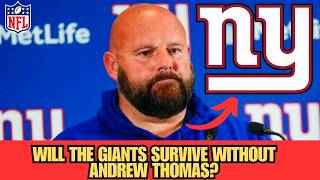 🚨New York Giants Face Major Setback Andrew Thomas Injury amp What Comes Next [upl. by Indyc]