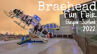 Braehead Fun Fair January 2022  Glasgow Scotland [upl. by Bust]