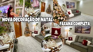 NOVA DECORAÇÃO DE NATAL FAXINA COMPLETA TAPETE NOVO FICO LINDO natal decor merrychristmas [upl. by Orelle]