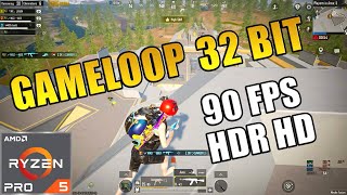 PUBG mobile  32 Update  90 FPS  HDR  Extreme  GTX 1660 Super  Ryzen 5 5600x Gameloop 32 bit [upl. by Eitisahc]