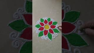 Easy amp simple rangoli design ✨simple daily shorts special rangoli [upl. by Tufts886]