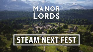 Manor Lords  Steam Next Fest Announcement [upl. by Patience]