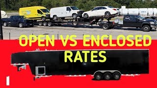 Who makes more open or enclosed hot shot car hauling carhauler hotshot rates [upl. by Idnor]