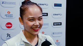 Yeo Seojeong KOR Says She’ll Leave the Yurchenko Double Pike to Simone [upl. by Albric]