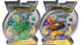 Screechers Wild Gatecreeper and VWrex Unboxing Toy Review [upl. by Trotta]