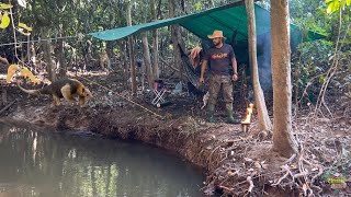 Fiz um ESTURRADOR de ONÇA no acampamento e testei os ANIMAIS ficaram agitados 🐆 [upl. by Ahsinod]