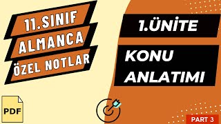 11Sınıf Almanca 1Ünite 3Bölüm [upl. by Petra]