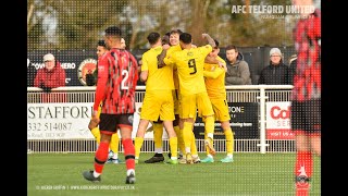 HIGHLIGHTS Mickleover FC vs AFC Telford United Southern League Premier Central  6th January 2024 [upl. by Marilin574]