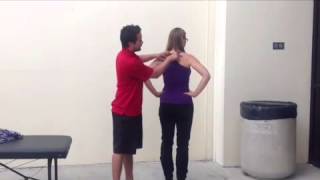 Lateral Scapular Slide Test [upl. by Yekciv]