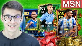 Я ВОССТАНОВИЛ ЛЕГЕНДАРНОЕ ТРИO NEYMAR SUAREZ и MESSI в ИГРЕ FC MOBILE [upl. by Laamaj]