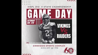 Brunswick Academy Vikings vs Southampton Raiders VISFL Div 2 State Championship 11924 [upl. by Kenway]