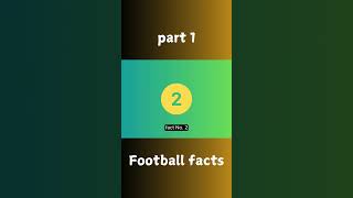 Amazing facts about football you don’t know  crazy football facts part 1 [upl. by Sunev]