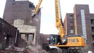 CATERPILLAR 349E LONGFRONT EXCAVATOR HIGH REACH DEMOLITION MACHINE [upl. by Epilif]