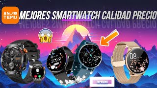 🚀✅ ¡TOP 3 MEJORES SMARTWATCH CALIDAD PRECIO de TEMU del 2024🌟🥇 [upl. by Lewin]