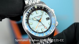 Spinnaker Bradner GMT SP5121CC [upl. by Kennard]