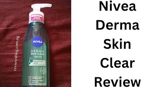 Nivea Derma Skin Clear Wash Gel Review [upl. by Mahsih756]