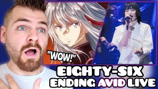 Reacting to EIGHTYSIX ENDING quotAVIDquot  Sawano Hiroyuki x Mizuki LIVE  nZk  REACTION [upl. by Atilal910]