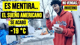 🚨”MIGRANTES DESESPERADOS” El FRÍO GLACIAL y la NIEVE EMPEORA la CRISIS MIGRATORIA en CHICAGO 2024 [upl. by Mikkanen]