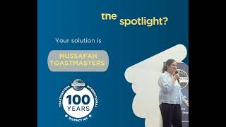 Join Mussafah Toastmasters Club💫 [upl. by Lentha]