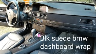 BMW 335I BLACK SUEDE INTERIOR TRIM DAYTIME VIDEO E90 E91 E92 [upl. by Viviene50]