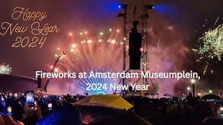 Fireworks in Amsterdam 2024 [upl. by Nwahsaj]