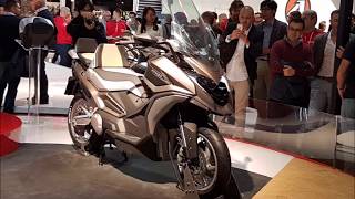 Kymco at EICMA 2017  CV 2 CV 3 Xciting S 400i  Pictures [upl. by Marijn]