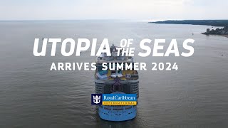 Utopia of the Seas  BehindtheScenes Construction Highlights [upl. by Akemhs]