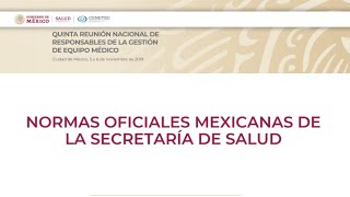 NORMAS OFICIALES MEXICANAS DE SISTEMA DE SALUD PARA ENFERMERIA [upl. by Ventura896]