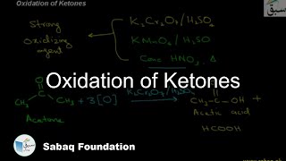 Oxidation of Ketones Chemistry Lecture  Sabaqpk [upl. by Brett221]