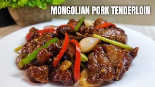 Cook this at home way better  Pork Recipe  Mongolian Pork Tenderloin [upl. by Morly]