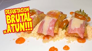 Degustación BRUTAL de ATÚN ROJO de ALMADRABA en el CONCURSO de TAPAS [upl. by Rj]