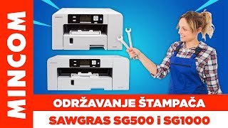 Saveti za održavanje štampača • Sawgrass SG500 i SG1000 • [upl. by Arza833]