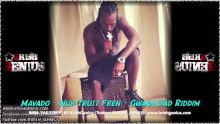 Mavado  Nuh Trust Fren Gwaan Bad Riddim June 2014 [upl. by Lennie]