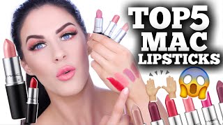 TOP 5 MAC LIPSTICKS FOR EVERY SKIN TONE [upl. by Eceinwahs164]