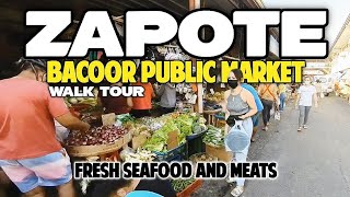 Zapote Bacoor Public Market Walk Tour  Freshest Seafood and Meats in Bacoor Cavite [upl. by Duahsar]