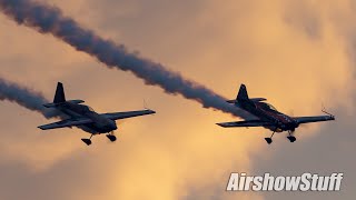 Rob Holland and Bill Stein Sunset Aerobatics  Battle Creek Airshow 2023 [upl. by Fitz]