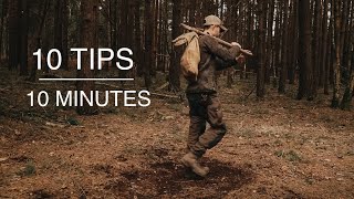 10 Wilderness Survival Bushcraft amp Camping Tips in 10 Minutes [upl. by Odnesor159]